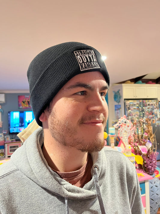 ! Straight Outta Kambah Black Beanie