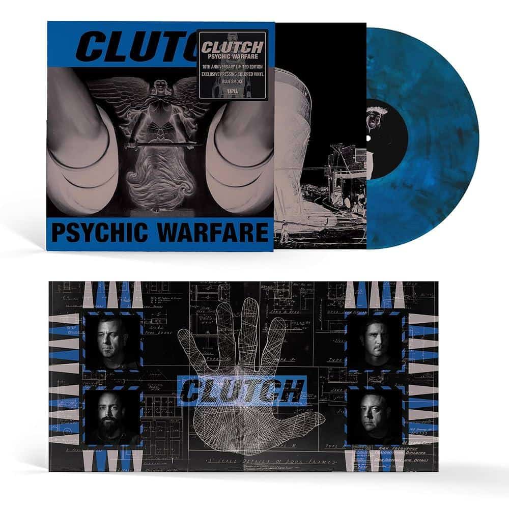 Clutch - Psychic Warfare (10th Anniversary Edition) - LP Gatefold Blue Smoke vinyl 2025 reissue