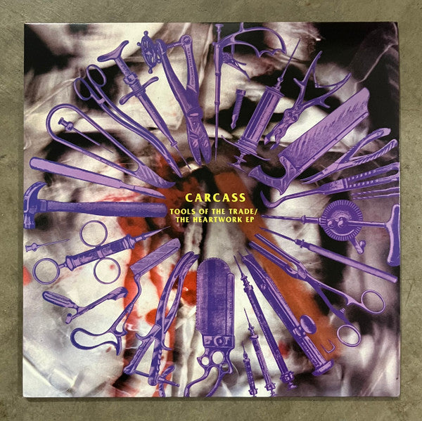 Carcass - Tools of the Trade / Heartwork Double Ep Vinyl 2023 reissue Earache Records