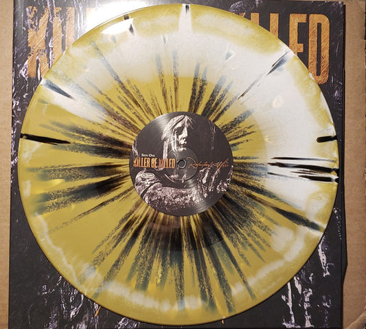 Killer be Killed - Reluctant Hero - Bone and Gold Swirl / Black Splatter Double 12” vinyl - Nuclear Blast 2020 - limited to 500.