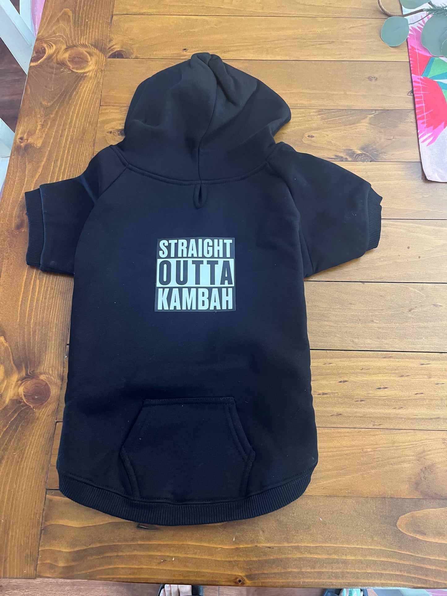 !       Presale - Navy Blue Straight Outta kambah Dog Hoody - Delivery end of February.