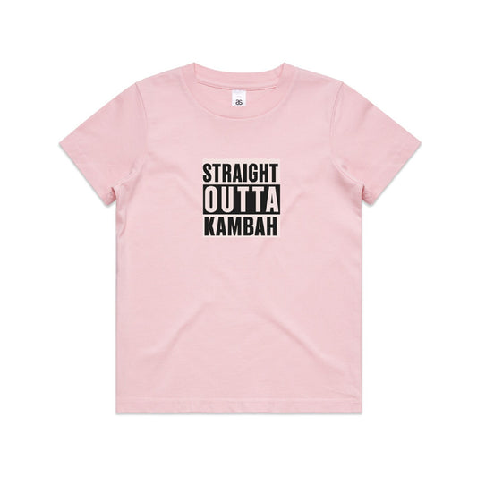 !       PRESALE ENDS SUNDAY 2 NOVEMBER Pink Straight Outta Kambah Baby T-Shirt