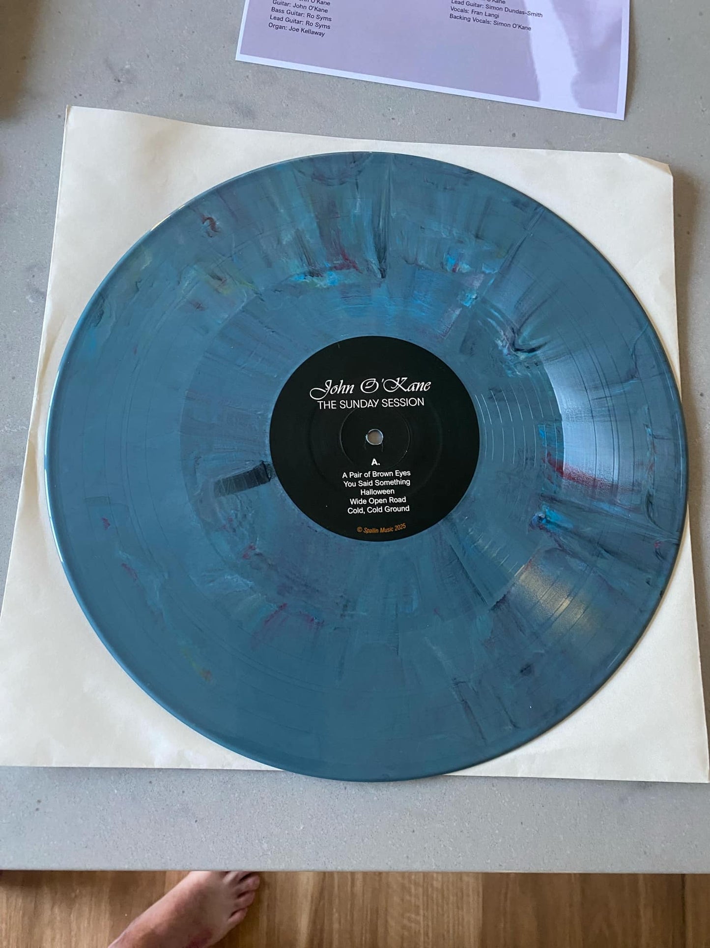 John O’Kane - The Sunday Session 12” Blue Marble vinyl