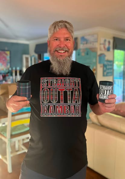 !        Straight Outta Kambah Tartan special edition Stubby Holder