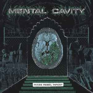 Mental Cavity - Mass Rebel Infest - electric blue with black splatter vinyl